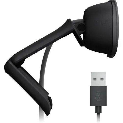 Cámara Web Logitech Brio 100 - 2megapíxel - 30fps - Grafito - Usb Tipo A - Full Hd - 1920 X 1080 Vídeo - Foco Estático - 58° ángulo - Micrófono - Windows, Macos, Macos 10.15, Windows 10 - Image 2