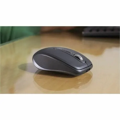 Mouse Logitech Mx Anywhere 3s - Bluetooth - Usb - Darkfield - Grafito - Inalámbrico - Recargable - 8000 Dpi - Rueda De Desplazamiento