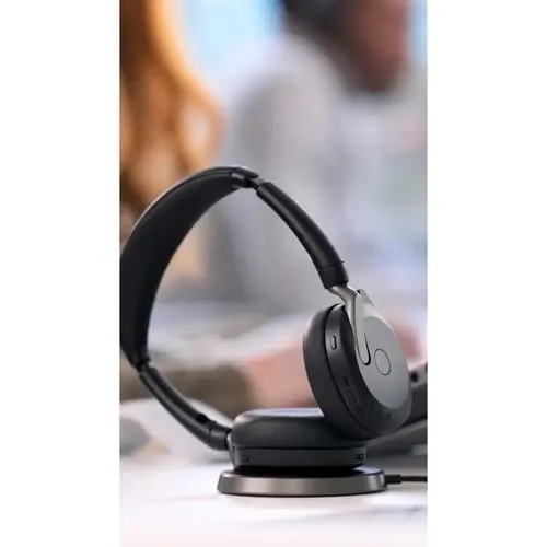 Auriculares Jabra Evolve2 65 Flex Inalámbrico Sobre La Oreja Estéreo - Binaural - Supra-Aural - 3000cm - Bluetooth - 20hz A 20khz - Tecnología Mems, Función De Cancelación De Ruido Ambiente Micrófono - Cancelación De Ruido - Image 11