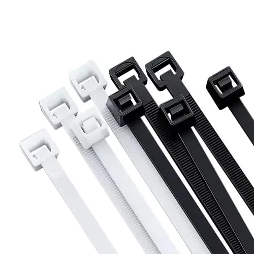 Cincho Nylon En Colores Blanco Y Negro (ambos) 20 Cms 200 Piezas, Excelente Tensión Para Organizar Diversos Tipos De Cables, Presentación En Bote, Contiene 100 Pzas Blancas Y 100 Pzas Negras.