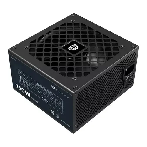 Fuente De Poder Gr Burst Gr750b Atx 750w / 80 Plus Bronze/ No Modular / Negro