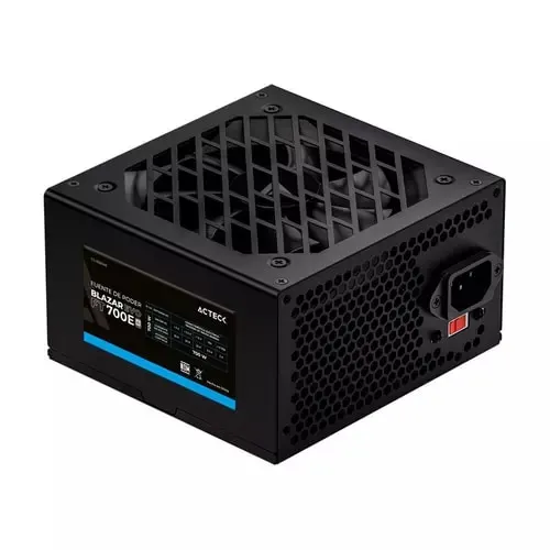 Fuente De Poder Acteck Atx Blazar Evo Ft700e / 700w / 1xatx 20+4 + 1xatx12v + 4xsata + 2xmolex / 2xpcie 6+2 / Advanced Negro