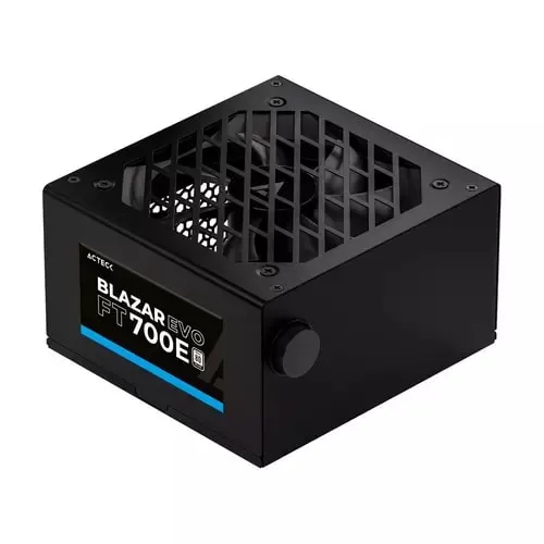 Fuente De Poder Acteck Atx Blazar Evo Ft700e / 700w / 1xatx 20+4 + 1xatx12v + 4xsata + 2xmolex / 2xpcie 6+2 / Advanced Negro