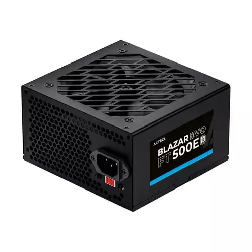 Fuente De Poder Acteck Atx Blazar Evo Ft500e / 500w / 1xatx 20+4 + 1xatx12v + 2xsata / 1xmolex / Advanced Negro