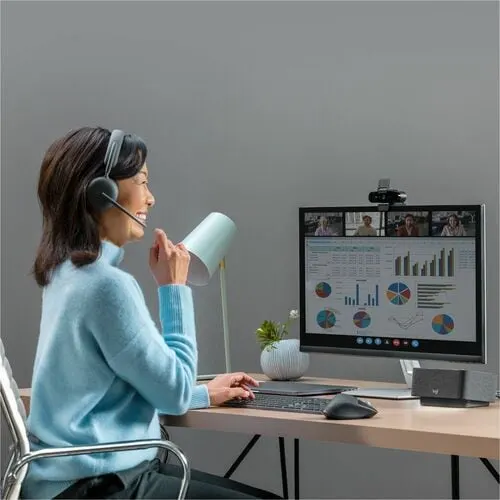 Auriculares Logitech Zone Wireless 2 Inalámbrico Sobre La Cabeza - Grafito - 5000cm - Bluetooth - 20hz A 20khz - Omnidireccional, Tecnología Mems Micrófono