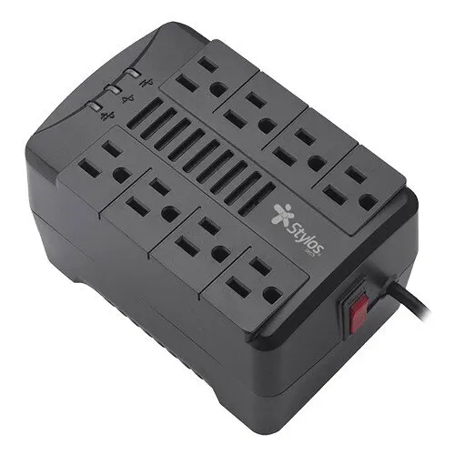 Acondicionador De Línea Stylos Re480 - Sobrecarga, Sobrecarga Protección - Corriente Ca - 120v Ac Entrada - 1kw - 480w