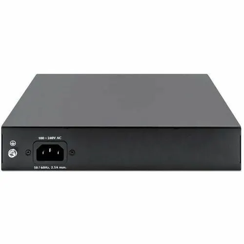 Switch Gigabit Con 8 Puertos Poe+ Y 2 Puertos Gigabit Rj45 De Enlace Ascendente - Intellinet