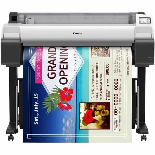 Plotter Canon Tm-340 36" Incluye Instalacion, 5 Colores De Tinta A Base De Pigmentos Mbk/Bk/C/M/Y Modelo Pfi-120 130 Ml O Pfi-320 300 Ml. Cabezal Pf-06. Cartucho De Mantenimiento Mc-31 2 Gb De Ram