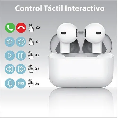 Brobotix Audífonos Inalámbricos Tws Mini, In-Ear Cancelación De Ruido, Bluetooth 5.3, Microfono Integrado, Estuche Recargable Usb-Tipo C - Image 3