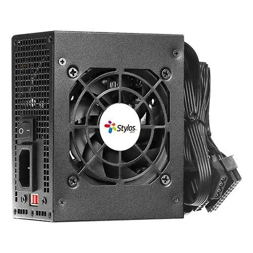 Fuente De Poder Stylos Sfx 500w Compatible Mini Itx / Micro Atx Negro