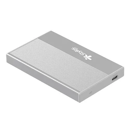Enclosure Stylos 2.5" Para Ssd / Hdd / Interfaz Tipo C/ Aluminio / Plata - Image 2