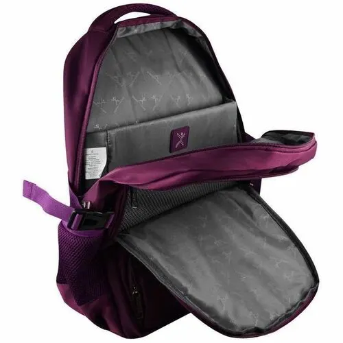Estuche De Transporte Perfect Choice Forter (mochila) Para 39.6cm (15.6") A 43.2cm (17") Portátil - Violeta - Poliéster Body - Correa De Hombro - 480mm Altura X 330mm Ancho X 210mm Profundidad - 1 Paquete(s) - Image 4
