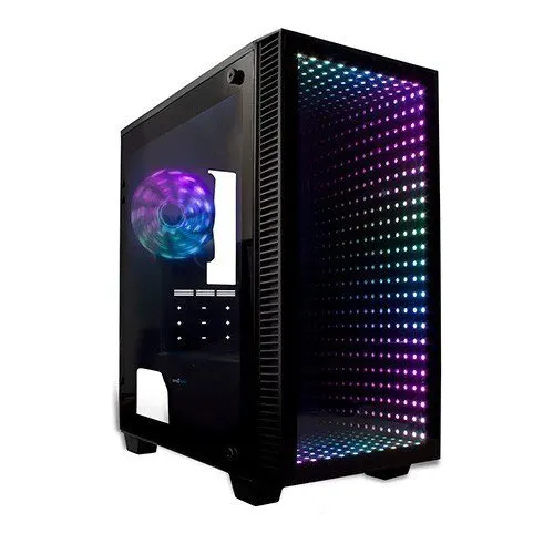 Game Factor Cabinet Csg560 Optical, Micro Atx, Glass, Rgb, 1 Vent 120mm Rgb S/Fte
