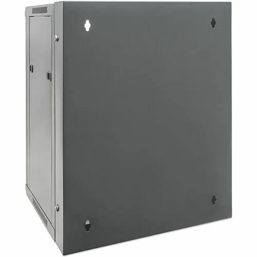 Intellinet 9u Montaje En Pared Gabinete Cerrado Armario De Bastidor Para Conmutador Lan, Panel De Conexión - 482.60mm Ancho Del Rack X 425mm Profundidad Del Rack - Negro - Acero Laminado En Frío, Vidrio Templado, Spcc, Metal Galvanizado - 30kg Capacidad Máxima De Peso - 30kg Capacidad De Peso Estático - 3año(s) Garantía - Image 5