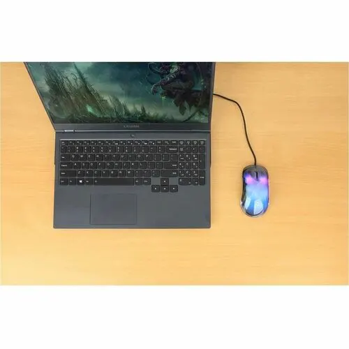 Mouse Manhattan Tamańo Completo - Usb Tipo A - óptico - 5 Botón(es) - Transparente - Cable - 12800 Dpi - Rueda De Desplazamiento - Diestro - Image 5