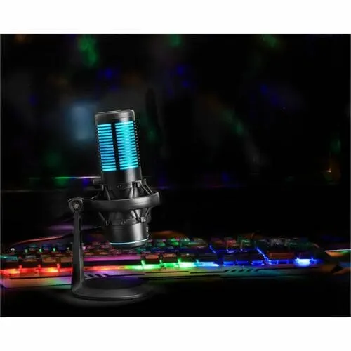 Micrófono Para Juegos, Streaming En Vivo, Podcasting, Música, Grabación Manhattan - Cableado - Condensador, Función De Cancelación De Ruido Ambiente - Negro - 2m - 20hz A 20khz - 16ohm -38db - Omnidireccional, Cardioid - De Escritorio - Usb Tipo A - Image 11