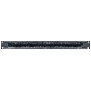 Intellinet Organizador De Cable - Negro - Sujetador De Cables - 1u Altura Del Rack X 19" Anchura De Panel - Acero - Image 3