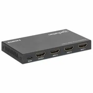 Switch Hdmi De 3 Puertos 4k - 3840 X 2160 - 4k, 4k Uhd - 1080p - 3 Dispositivo De Entrada - 1 Pantalla - Tv, Proyector, Señalización Digital, Monitor, Portátil, Computador, Receptor A/V, Consola De Juegos, Playstation, Xbox, Reproductor De Disco Blu-Ray, ... - 1 X Usb - 3 X Entrada Hdmi - 1 X Salida Hdmi - Image 2