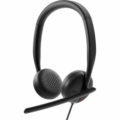 Headset - Audífonos Dell Alambricos - Con Cable - Wh3024-Dww - Color Negro - 3 Años De Garantía.