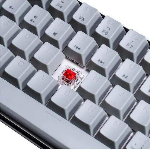 Naceb Na-0963 Teclado Gaming - Compacto - Cable Conectividad - Usb 2.0 Tipo C Interfaz - Rgb Led - Gris - 69 Tecla(s) - Windows Vista, Windows 7, Windows 8, Windows 10, Windows 11 - Computador - Pc