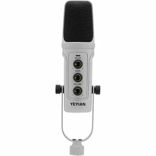 Micrófono Pc Gamer Yeyian, Micrófono Usb Condensador Con Cancelación De Ruido, Usb Tipo-C, Silencio, Control De Ganancia, Monitoreo Para Streaming, Podcast, Para Pc Gamer, Laptop, Mac, - Image 3
