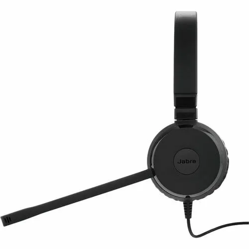 Auriculares Jabra Evolve 20se Cableado Sobre La Oreja, Sobre La Cabeza Estéreo - Negro - Certificación Microsoft Teams - Binaural - Supra-Aural - 32ohm - 150hz A 7khz - 120cm Cable - Condensador Electret Micrófono - Usb Tipo C - Image 3