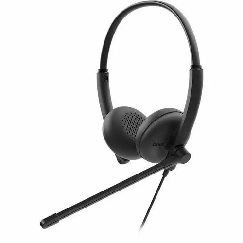 Auriculares Dell Wh125 Cableado Sobre La Cabeza, Sobre La Oreja Estéreo - Negro - Binaural - Supra-Aural - 20hz A 20khz - 210cm Cable - Uni Direccional Micrófono - Usb Tipo A