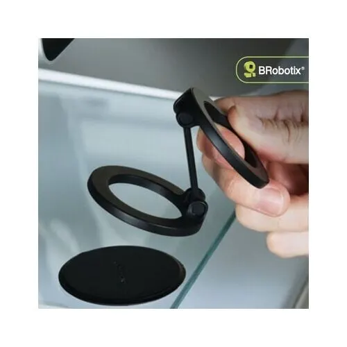 Brobotix Soporte Para Celular Plegable Magnético - Base Plegable Portátil Para Dispositivos Móviles Soporte De Escritorio Compatible Con Telefonos Apple® Iphone® Samsung® Galaxy® Honor® Motorola® Tecnología Magsafe® Color Gris Plomo - Image 3