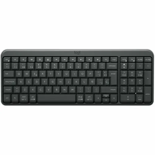 Logitech K250 Robusto Teclado - Compacto - Inalámbrico Conectividad - Español - Qwerty Diseño - Grafito - Bluetooth - 10m - Windows 10, Windows 11, Mac Os X 12.0 Monterey, Chromeos, Linux, Ipados 15, Ios 15, Android 12 - Chromebook - Pc, Mac - Plástico Reciclado - Aaa Tamaño De Batería Admitida - Image 4