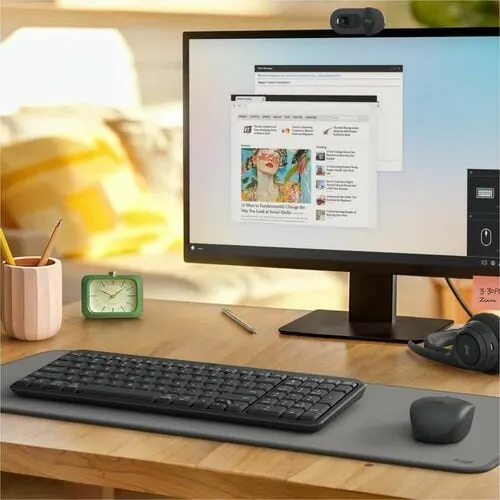 Logitech K250 Robusto Teclado - Compacto - Inalámbrico Conectividad - Español - Qwerty Diseño - Grafito - Bluetooth - 10m - Windows 10, Windows 11, Mac Os X 12.0 Monterey, Chromeos, Linux, Ipados 15, Ios 15, Android 12 - Chromebook - Pc, Mac - Plástico Reciclado - Aaa Tamaño De Batería Admitida - Image 6
