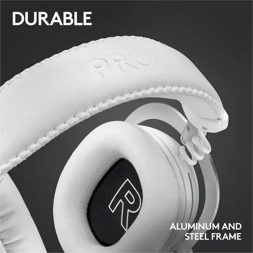 Auriculares De Gaming Logitech G Pro X Con Cable/Inalámbrico Sobre La Cabeza Estéreo - Blanco - Binaural - Cerrado - 3000cm - Bluetooth - 38ohm - 20hz A 20khz - Cardioid, Uni Direccional, Condensador Electret Micrófono - Usb, Mini-Phone (3.5mm) - Image 10