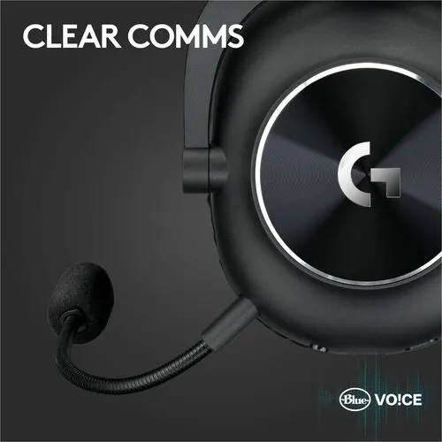 Auriculares De Gaming Logitech G Pro X Con Cable/Inalámbrico Sobre La Cabeza Estéreo - Negro - Binaural - Cerrado - 3000cm - Bluetooth - 38ohm - 20hz A 20khz - Cardioid, Uni Direccional, Condensador Electret Micrófono - Usb, Mini-Phone (3.5mm)