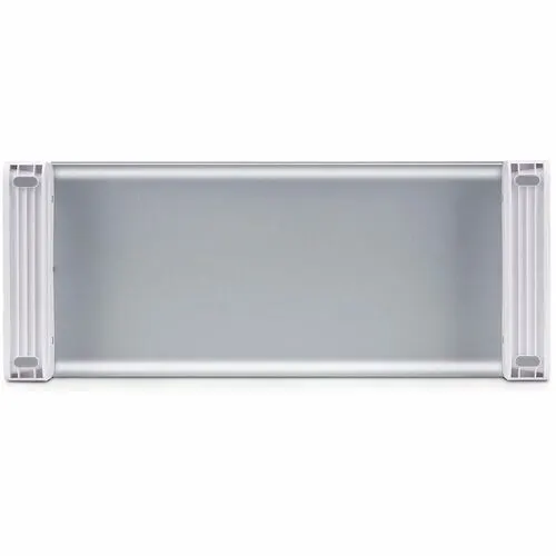 Startech.com Elevador Para Monitor - Conforme Con Normas Taa - 15kg Capacidad De Carga - 9.1cm Altura X 22.1cm Ancho - Mesa - Acero, Plástico - Plata, Blanco - Para Monitor, Portátil, Teclado, Mouse, Accesorios, De Escritorio, Computador - Ergonómico, Duradero, Robusto, Antideslizante, Dura Dero, Antideslizante, Patas De Goma