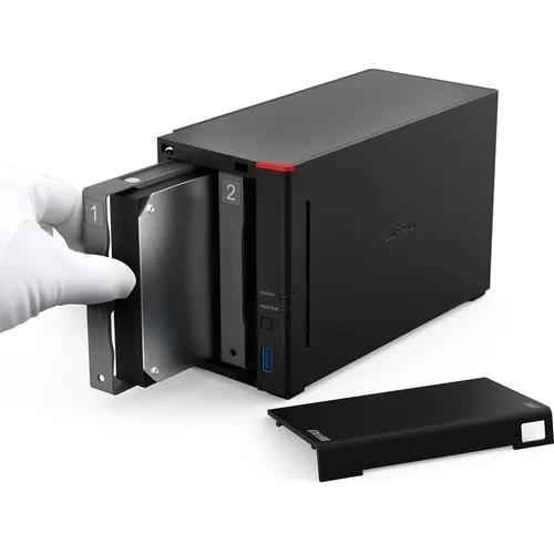 Buffalo Linkstation 720db 2 X Total De Compartimientos Sistema De Almacenamiento Nas - 4tb Hdd Hexa-Core (6 Core) 1.30ghz - 2gb Ram De Escritorio - Conforme Con Normas Taa - 2 X Hdd Instalado - 4tb Capacidad De Hdd Instalado - Serie Ata/600 - Serie Ata/600 Controlador - Compatibilidad Con Raid - 0, 1, Jbod Niveles De Raid - 1 X Rj-45 - 2.5 Gigabit Ethernet - 3año(s) Garantía - Image 4