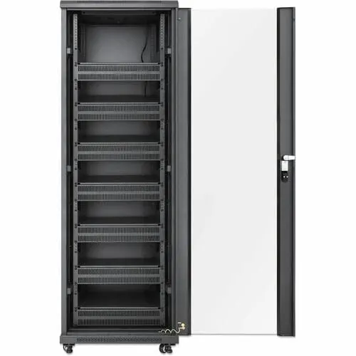 Gabinete 19" Pro Line Con Extractores De Aire, 38u, Frente De 600 Mm, Unidad De Ventilación Con Dos Extractores De Aire Instalados En El Techo, Profundidad De 600 Mm, Ensamblado, Negro Ral 9004, Profundidad De Instalación útil: Ajustable De 150 A 500 Mm (5.91 A 19.69 Pulg.) - Image 4