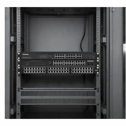 Gabinete 19" Pro Line Con Extractores De Aire, 38u, Frente De 600 Mm, Unidad De Ventilación Con Dos Extractores De Aire Instalados En El Techo, Profundidad De 600 Mm, Ensamblado, Negro Ral 9004, Profundidad De Instalación útil: Ajustable De 150 A 500 Mm (5.91 A 19.69 Pulg.) - Image 16