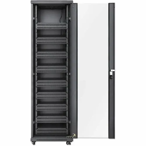 Gabinete 19" Pro Line Con Extractores De Aire, 42u, Unidad De Ventilación De Dos Ventiladores Montada En El Techo, Ensamblada, 23.6 In. (600 Mm) De Profundidad Y Ancho, Color Negro Ral 9004. Profundidad De Instalación útil: Ajustable De 150 A 500 Mm (5.91 A 19.69 Pulg.) - Image 4