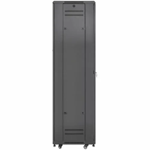Gabinete 19" Pro Line Con Extractores De Aire, 42u, Unidad De Ventilación De Dos Ventiladores Montada En El Techo, Ensamblada, 23.6 In. (600 Mm) De Profundidad Y Ancho, Color Negro Ral 9004. Profundidad De Instalación útil: Ajustable De 150 A 500 Mm (5.91 A 19.69 Pulg.) - Image 5