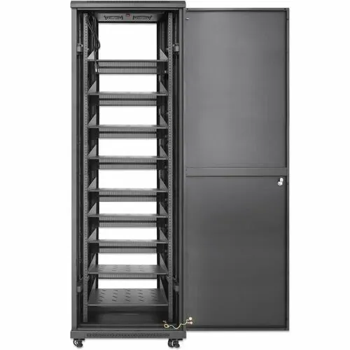 Gabinete 19" Pro Line Con Extractores De Aire, 42u, Unidad De Ventilación De Dos Ventiladores Montada En El Techo, Ensamblada, 23.6 In. (600 Mm) De Profundidad Y Ancho, Color Negro Ral 9004. Profundidad De Instalación útil: Ajustable De 150 A 500 Mm (5.91 A 19.69 Pulg.) - Image 7