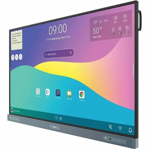 Benq Board Pro Rp8604 4k Uhd Lcd Pantalla De Colaboración - Arm - 8gb - Infrarrojo (irda) - Pantalla Táctil - 16:9 Aspect Ratio - 3840 X 2160 - 450cd/M² - 1,200:1, 50,000:1 Contrast Ratio - 2160p - Usb - Hdmi - Vga - Bluetooth - Androide 13 - Image 5
