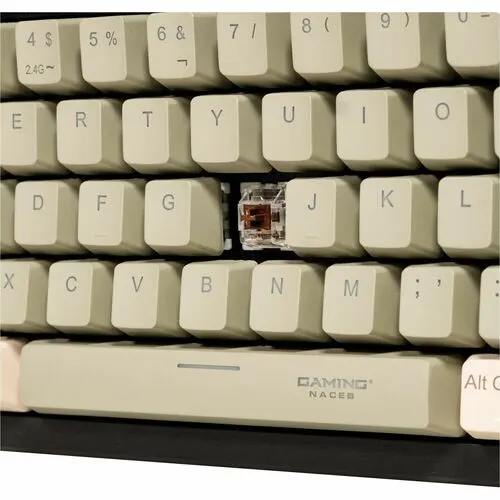 Naceb Na-0969 Teclado Gaming - Compacto - Con Cable/Inalámbrico Conectividad - Usb Tipo A Interfaz - Rgb Led - Gris Oscuro - Bluetooth/Rf - 5 - 2.40ghz - 84 Tecla(s) - Windows, Mac Os - Pc, Mac - Cloruro De Polivinilo (pvc)
