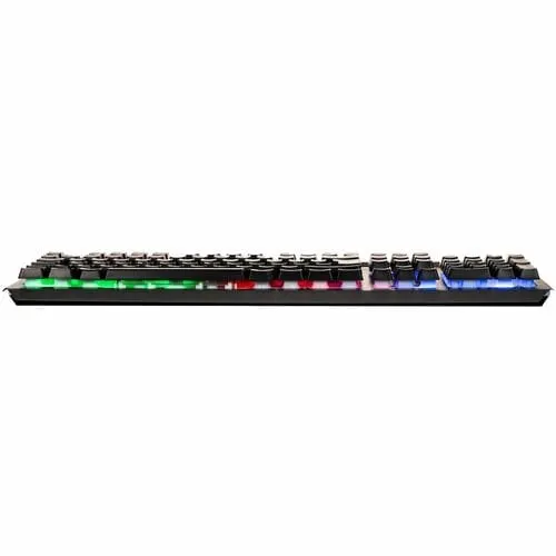 Naceb Na-0966 Teclado Gaming - Tamańo Completo - Cable Conectividad - Usb Tipo A Interfaz - Rgb Led - Gris - Membrana Llave De Contacto - 105 Tecla(s) - Windows, Mac Os - Computadora De Escritorio - Pc, Mac - Acero, Metálico, Cloruro De Polivinilo (pvc)