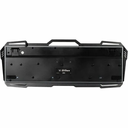 Naceb Na-0967 Teclado Gaming - Tamańo Completo - Cable Conectividad - Usb Tipo A Interfaz - Rgb Led - Español - Negro - Membrana Llave De Contacto - 105 Tecla(s) - Windows, Mac Os - Pc, Mac - Metálico, Cloruro De Polivinilo (pvc)