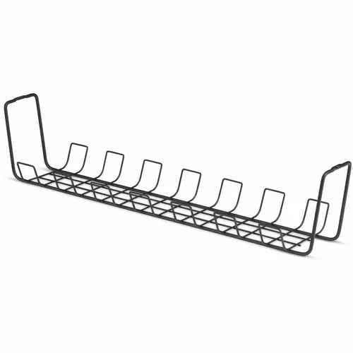 Startech.com Charola De Administración De Cables Para Debajo Del Escritorio - Canasta - Longitud 61.5cm - Instalación Por Tornillos - Taa - Bandeja Para Gestión De Cable - 614.7mm Longitud - Acero, Metálico