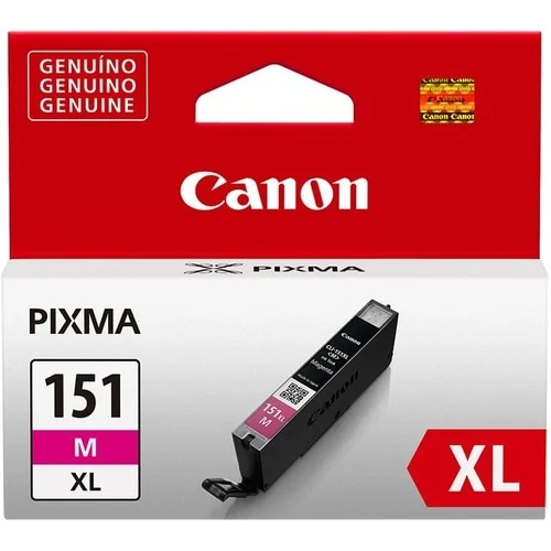 Cartucho De Tinta Cli-151 Xl M Magenta Alto Rendimiento 11ml 5000 Págs Mg5410, Mg5510, Mg5610, Mg6310, Mg6410, Mg6610, Mg7110, Mg7510, Mx721, Mx921, Ix6810, Ip7210, Ip8710