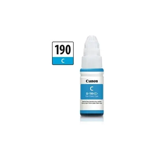 Cartucho De Tinta Canon Gi-190 Inyección De Tinta - Azul Ciánico - Original - 1 - 70 Ml