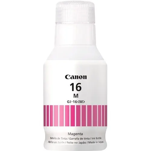 Botella De Recarga De Tinta Canon Gi-16 M - Pigmento Magenta - Inyección De Tinta - 132ml