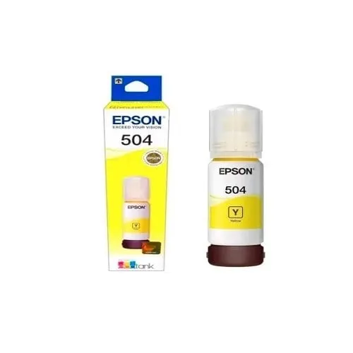 Depósito De Desecho De Tinta Epson T504 - Amarillo - Inyección De Tinta - 70 Ml - 1