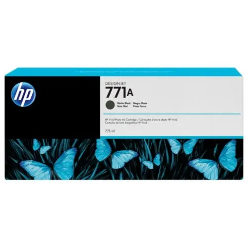 Hp 771 Negro Matte 775ml Tinta Amplio Formato B6y15a