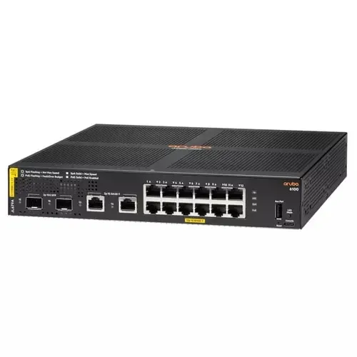 Switch 6100 - 12 Puertos [ 1 Gbe ]/ 2 Puertos Sfp+ [ 10 Gbe ] / Poe [ 197w ]/ Capa 2